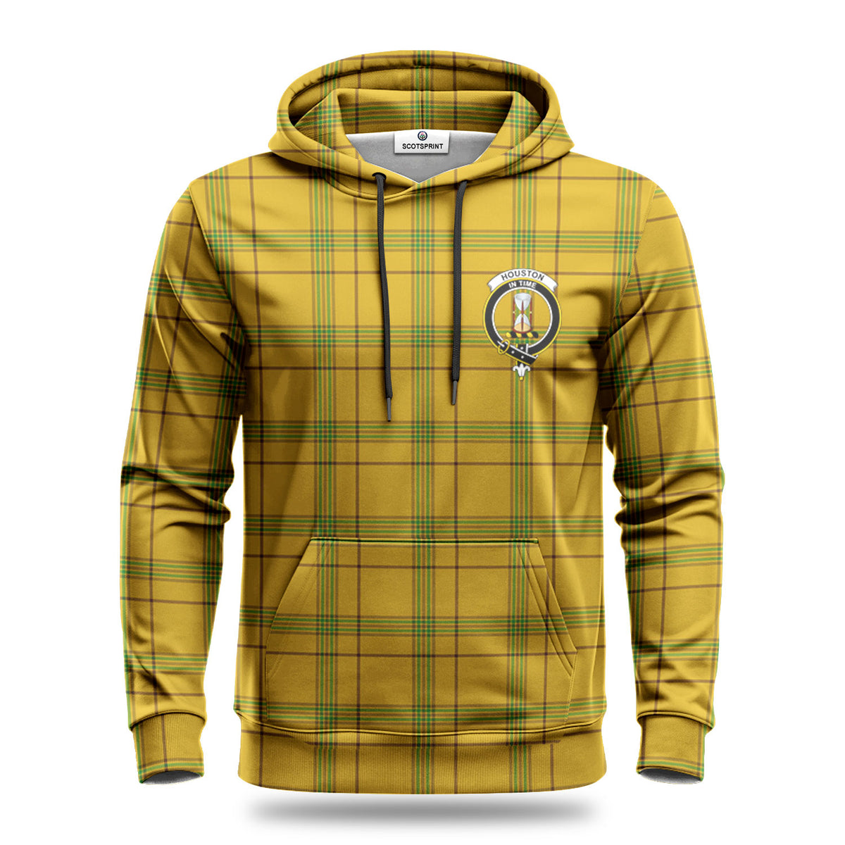 Houston Tartan Crest Hoodie