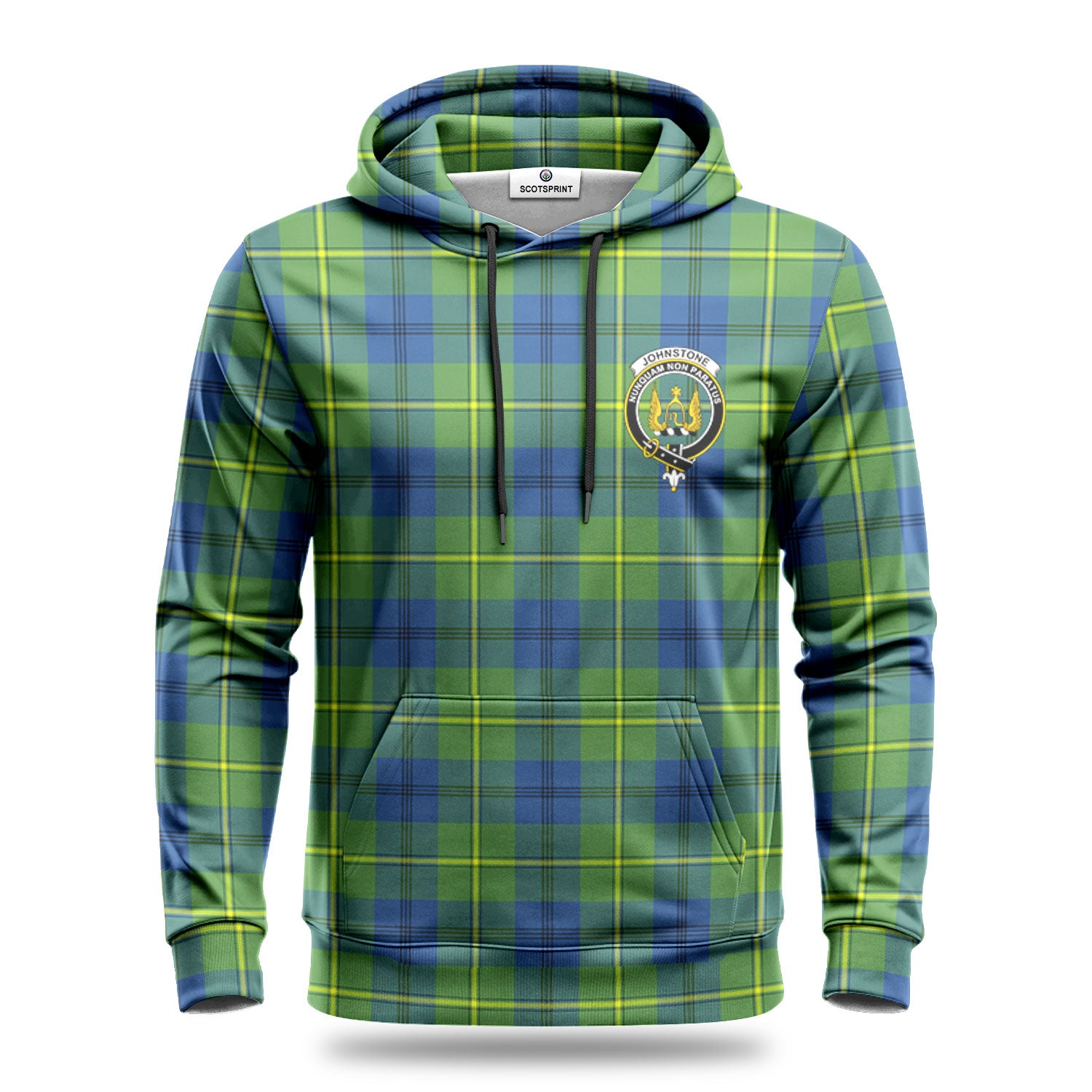 Johnstone Ancient Tartan Crest Hoodie