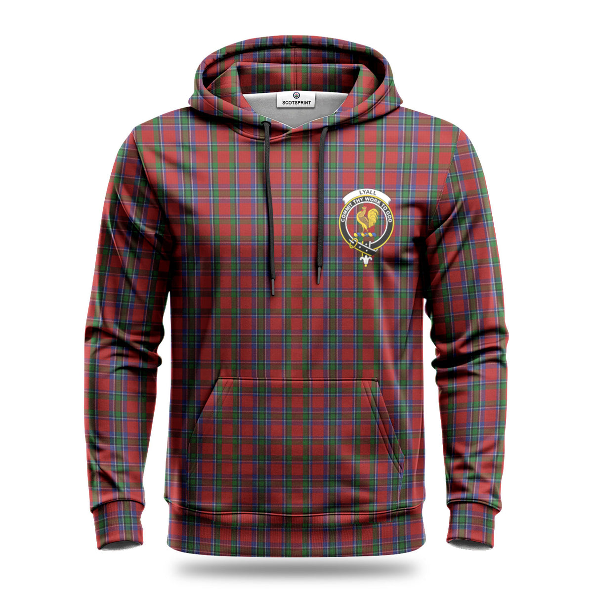 Lyall Tartan Crest Hoodie