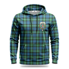 Lyon Tartan Crest Hoodie