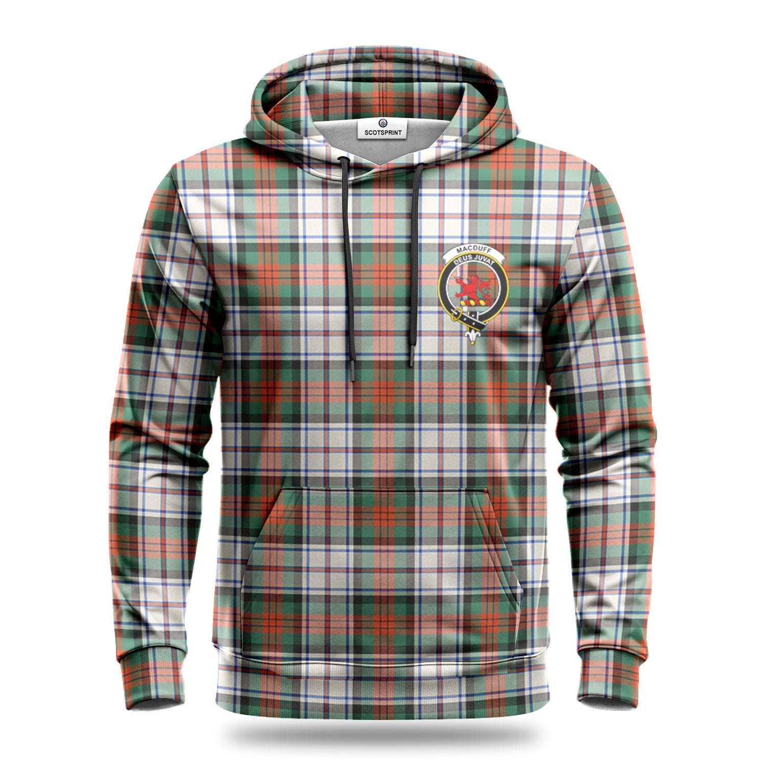 MacDuff Dress Ancient Tartan Crest Hoodie