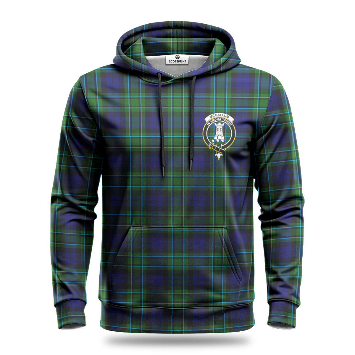 McCallum Modern Tartan Crest Hoodie