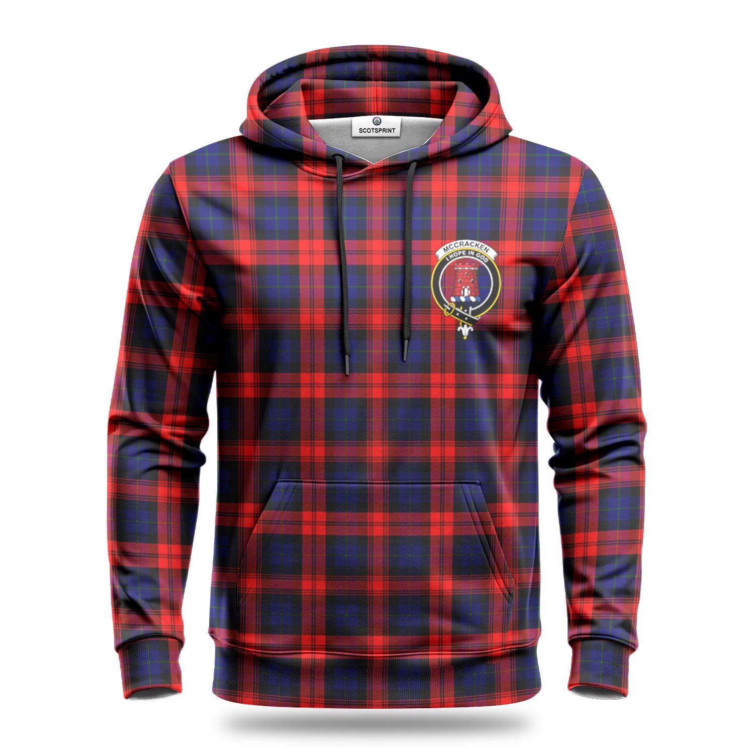 McCracken Tartan Crest Hoodie