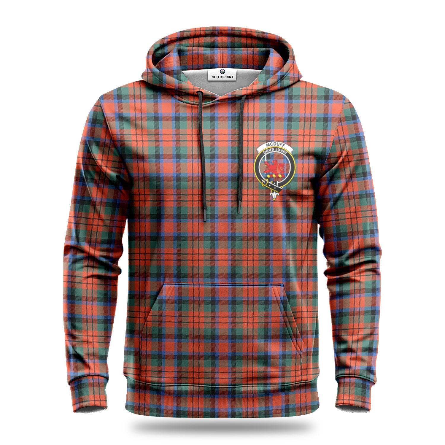 McDuff Ancient Tartan Crest Hoodie