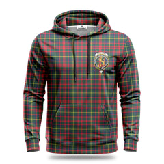 McIntosh Hunting Modern Tartan Crest Hoodie