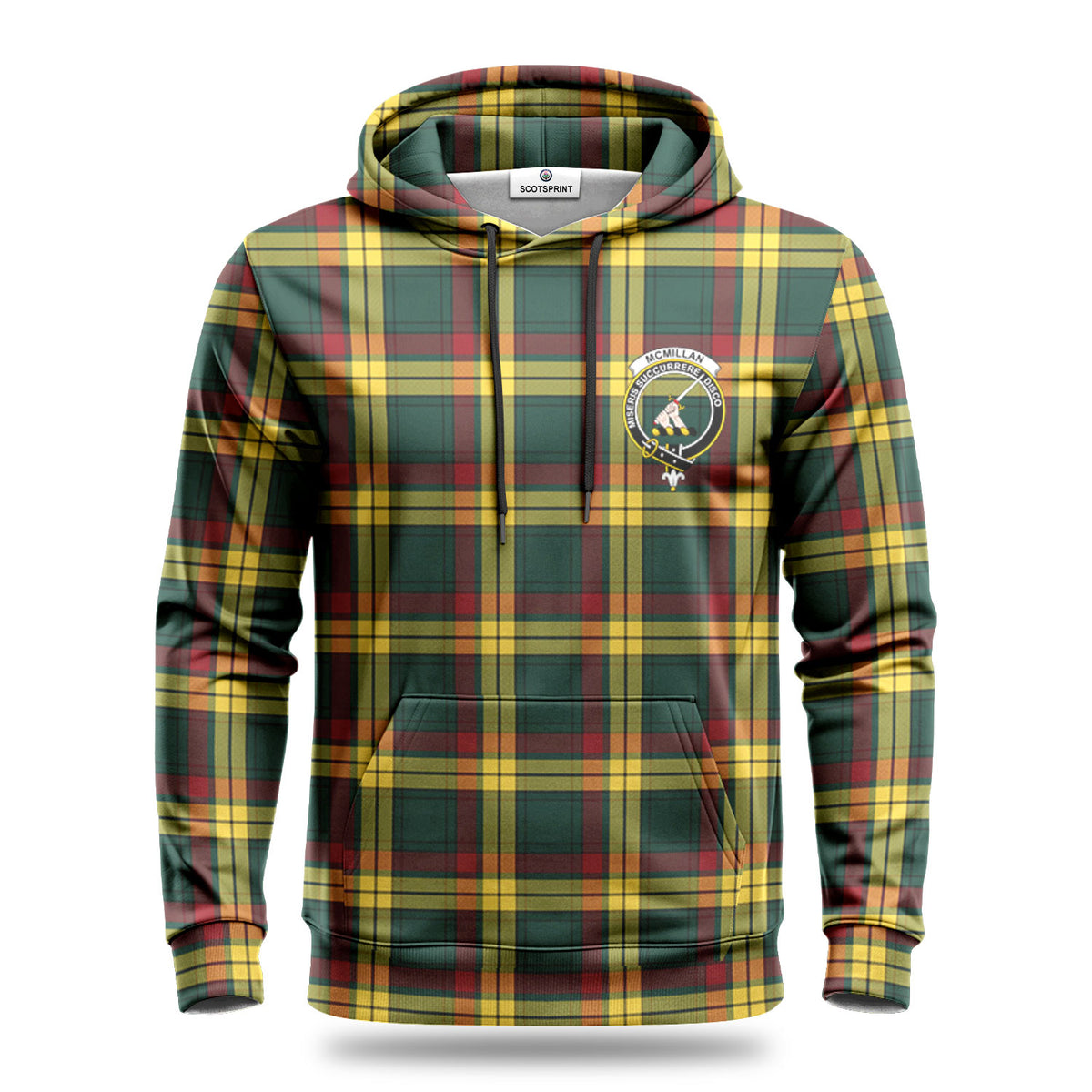 McMillan Old Modern Tartan Crest Hoodie