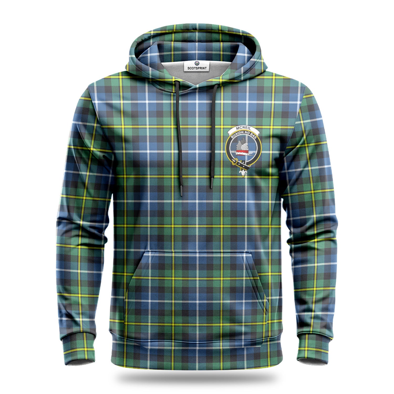 McNeil of Barra Ancient Tartan Crest Hoodie