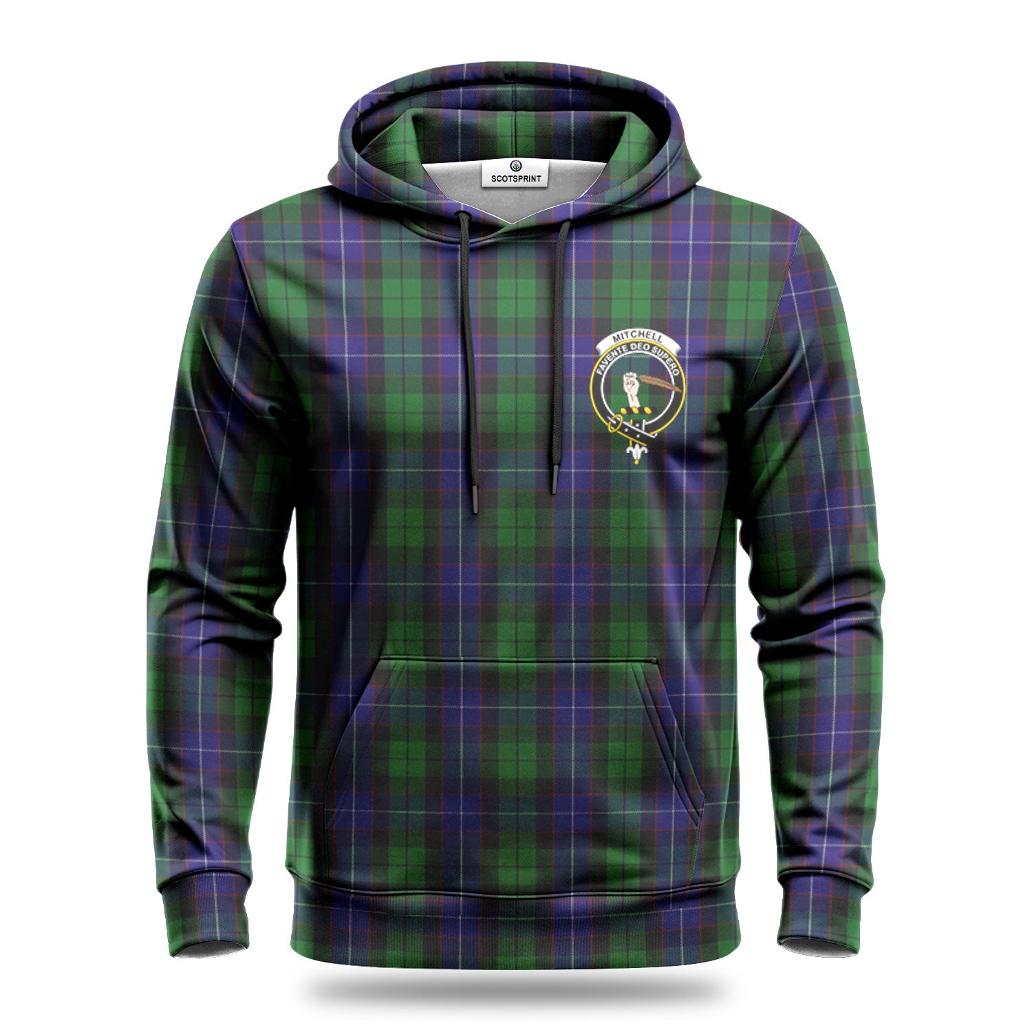 Mitchell Tartan Crest Hoodie