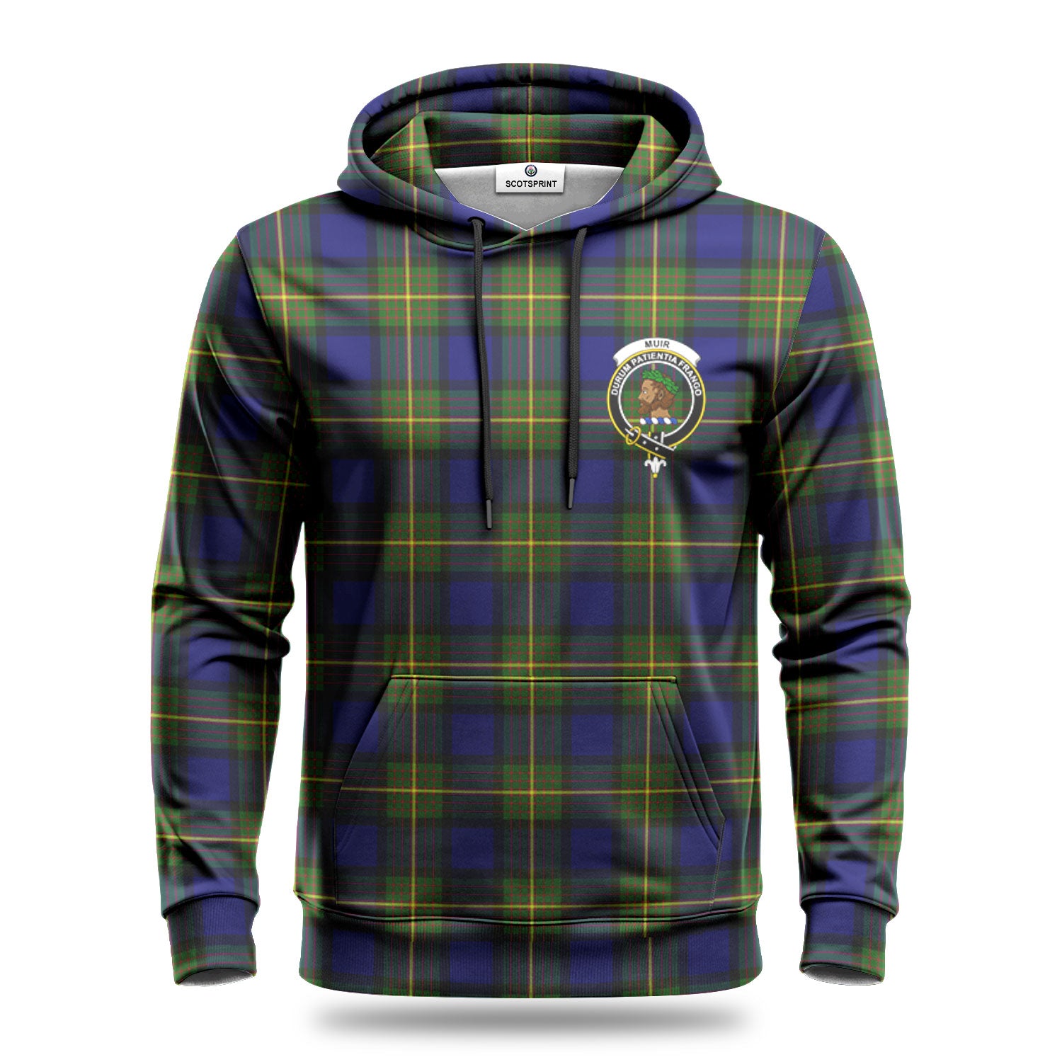 Muir Tartan Crest Hoodie