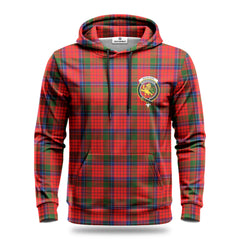 Nicolson Modern Tartan Crest Hoodie