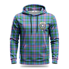 Pitcairn Hunting Tartan Crest Hoodie