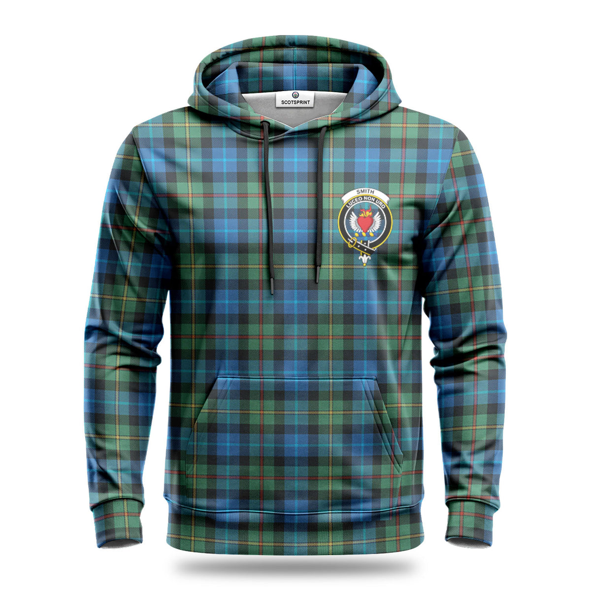 Smith Ancient Tartan Crest Hoodie