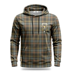 Stewart Hunting Weathered Tartan Crest Hoodie