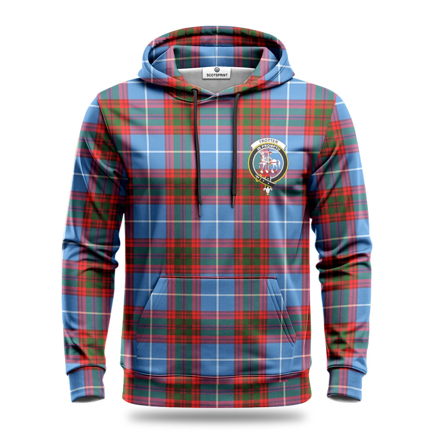 Trotter Tartan Crest Hoodie