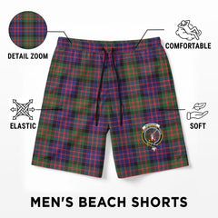 McBrayne Tartan Crest Men's Beach Shorts