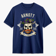 Arnott Tartan Crest 2D T-shirt - Alba Skull Style