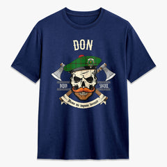 Don Tartan Crest 2D T-shirt - Alba Skull Style