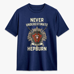 Hepburn Tartan Crest 2D T-shirt - Never Underestimate Style