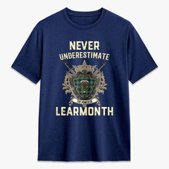 Learmonth Tartan Crest 2D T-shirt - Never Underestimate Style