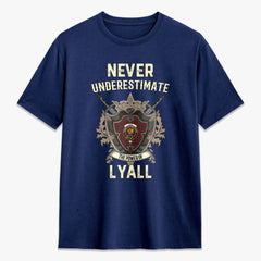 Lyall Tartan Crest 2D T-shirt - Never Underestimate Style