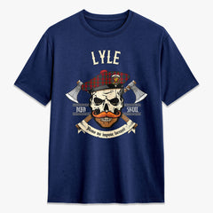 Lyle Tartan Crest 2D T-shirt - Alba Skull Style