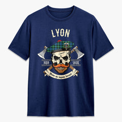 Lyon Tartan Crest 2D T-shirt - Alba Skull Style