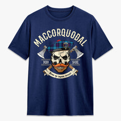 MacCorquodale Tartan Crest 2D T-shirt - Alba Skull Style