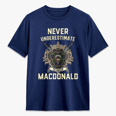 MacDonald Tartan Crest 2D T-shirt - Never Underestimate Style