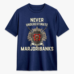 Marjoribanks Tartan Crest 2D T-shirt - Never Underestimate Style