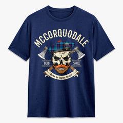 McCorquodale Tartan Crest 2D T-shirt - Alba Skull Style