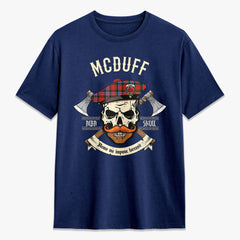 McDuff Modern Tartan Crest 2D T-shirt - Alba Skull Style