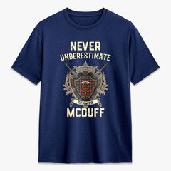 McDuff Modern Tartan Crest 2D T-shirt - Never Underestimate Style