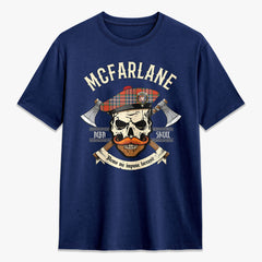 McFarlane Ancient Tartan Crest 2D T-shirt - Alba Skull Style