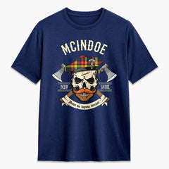 McIndoe Tartan Crest 2D T-shirt - Alba Skull Style