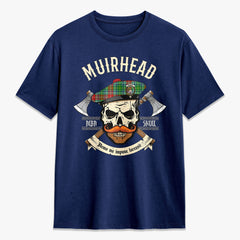 Muirhead Tartan Crest 2D T-shirt - Alba Skull Style