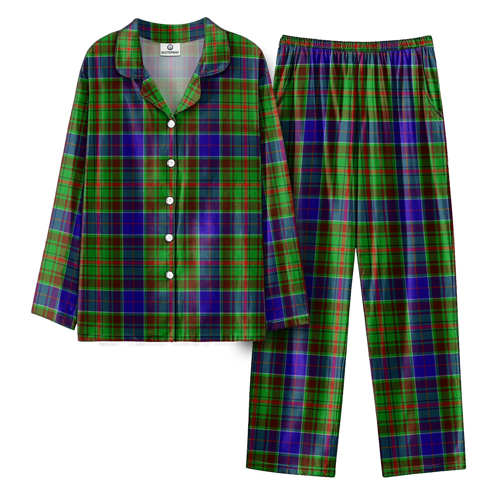 Adam Tartan Pajama Set