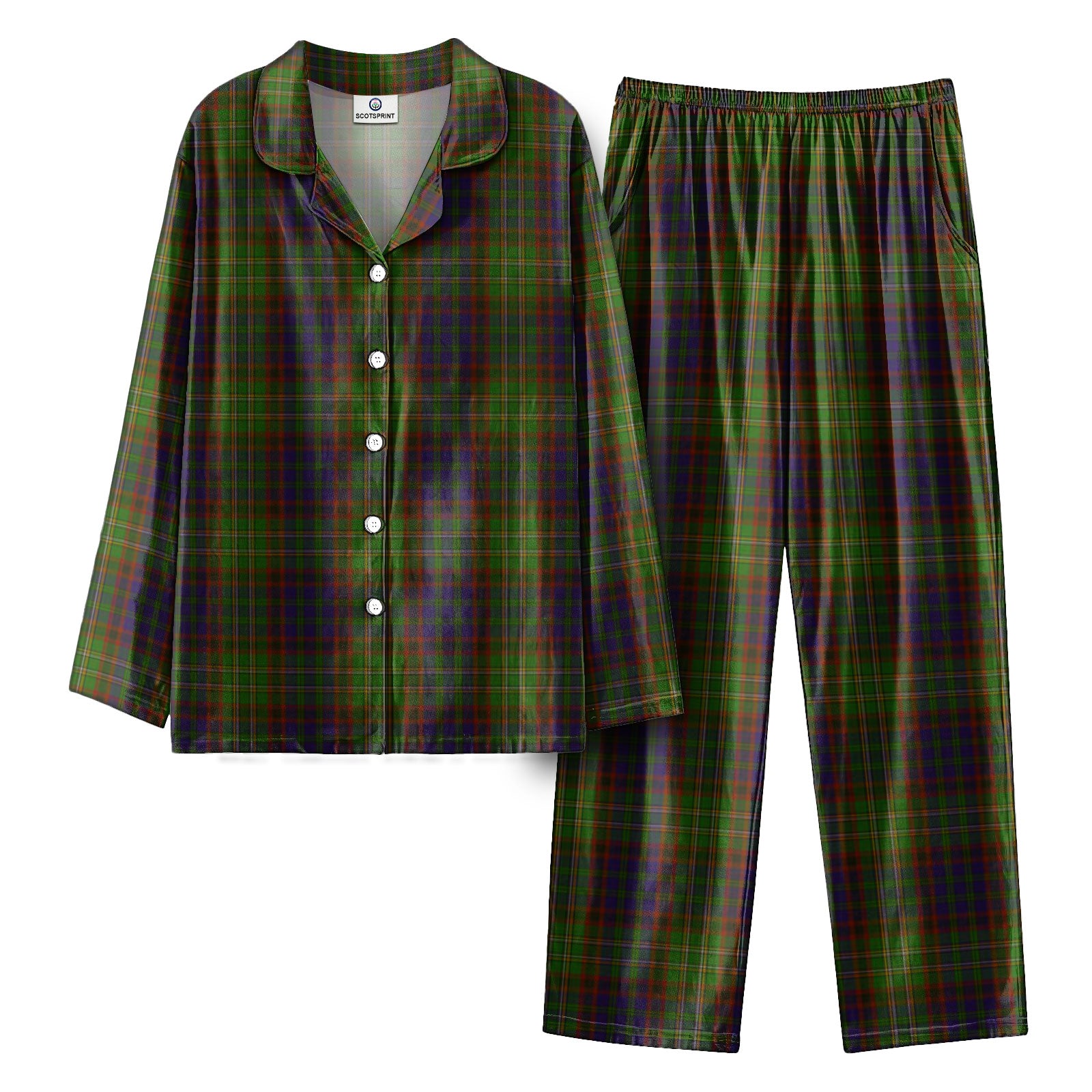 Cunningham Hunting Modern Tartan Pajama Set