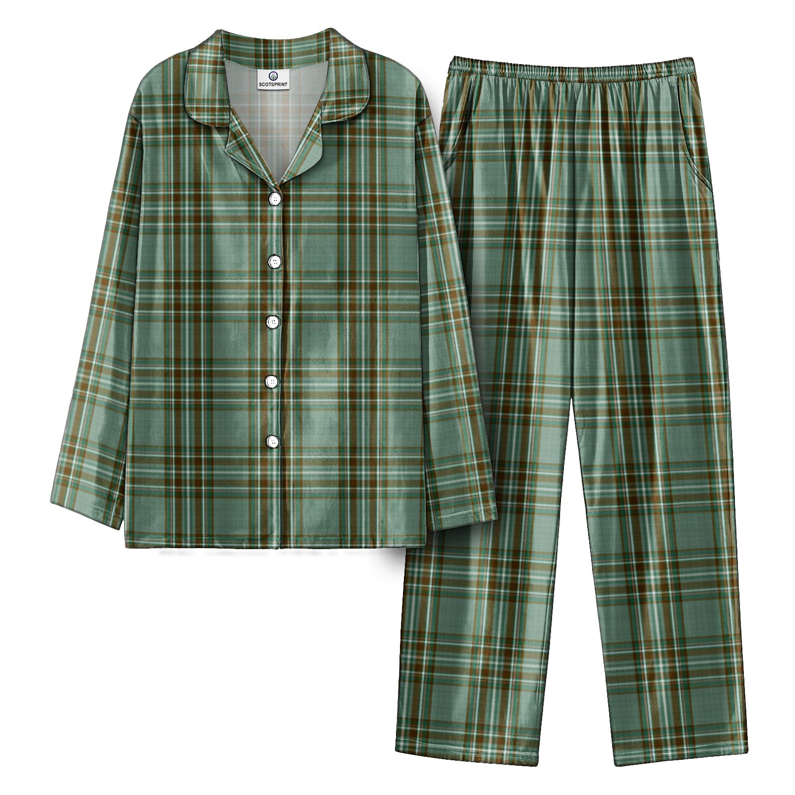 Kelly Dress Tartan Pajama Set