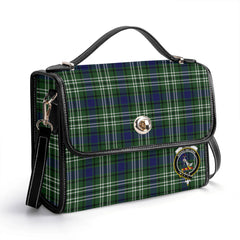 Blyth Tartan Crest Satchel Bag