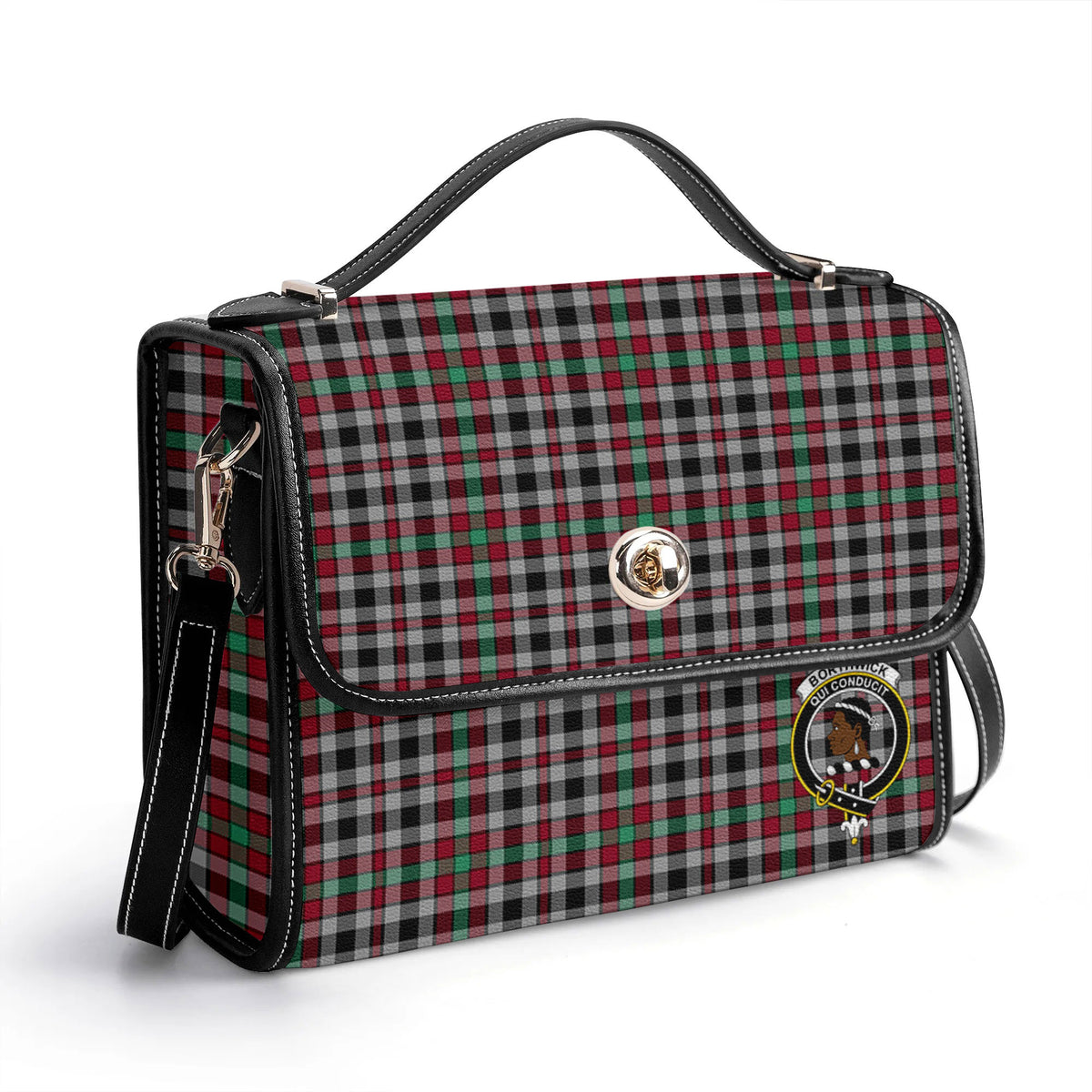Borthwick Ancient Tartan Crest Satchel Bag
