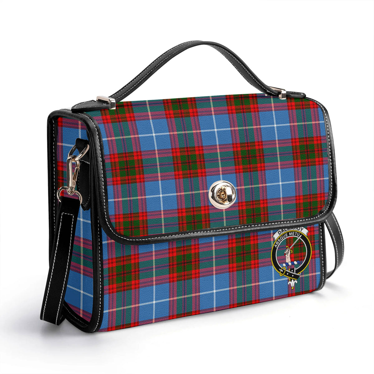 Dalmahoy Tartan Crest Satchel Bag