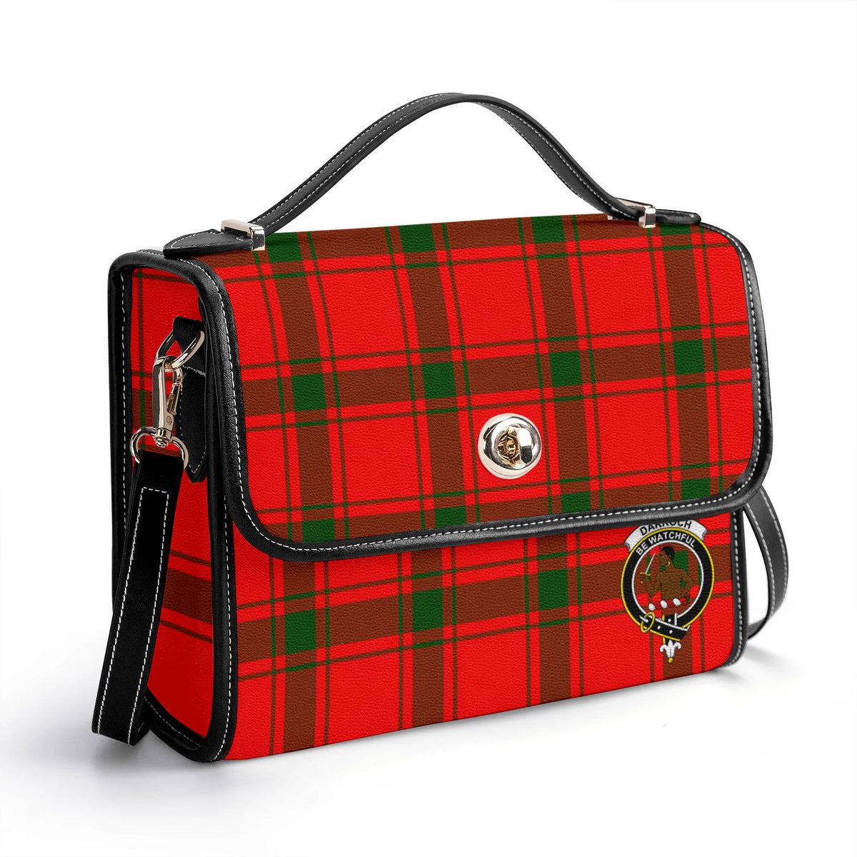 Darroch (Gourock) Tartan Crest Satchel Bag