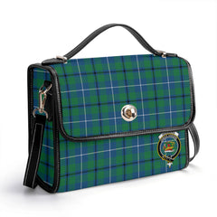 Douglas Ancient Tartan Crest Satchel Bag
