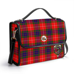 Fraser Tartan Crest Satchel Bag
