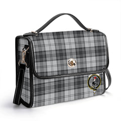 Glen Tartan Crest Satchel Bag