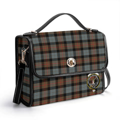 Gunn Weathered Tartan Crest Satchel Bag