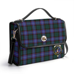 Guthrie Modern Tartan Crest Satchel Bag