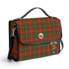 Hay Ancient Tartan Crest Satchel Bag