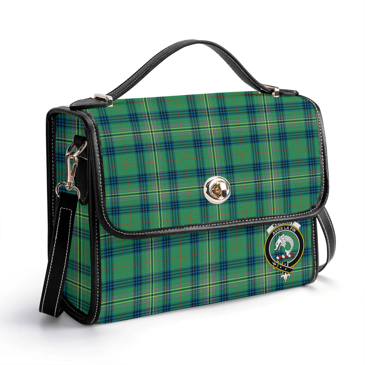 Kennedy Ancient Tartan Crest Satchel Bag