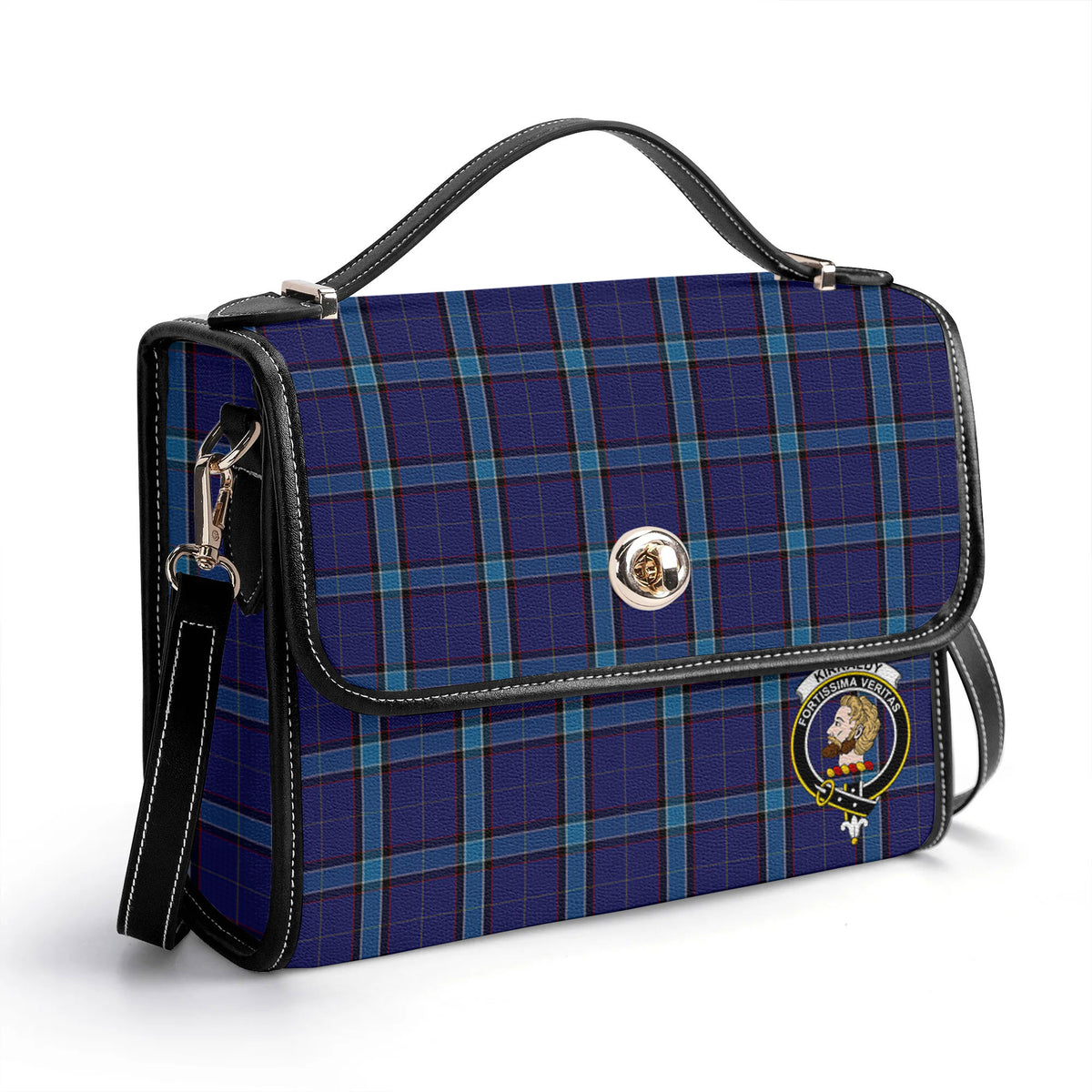 Kirkaldy Tartan Crest Satchel Bag